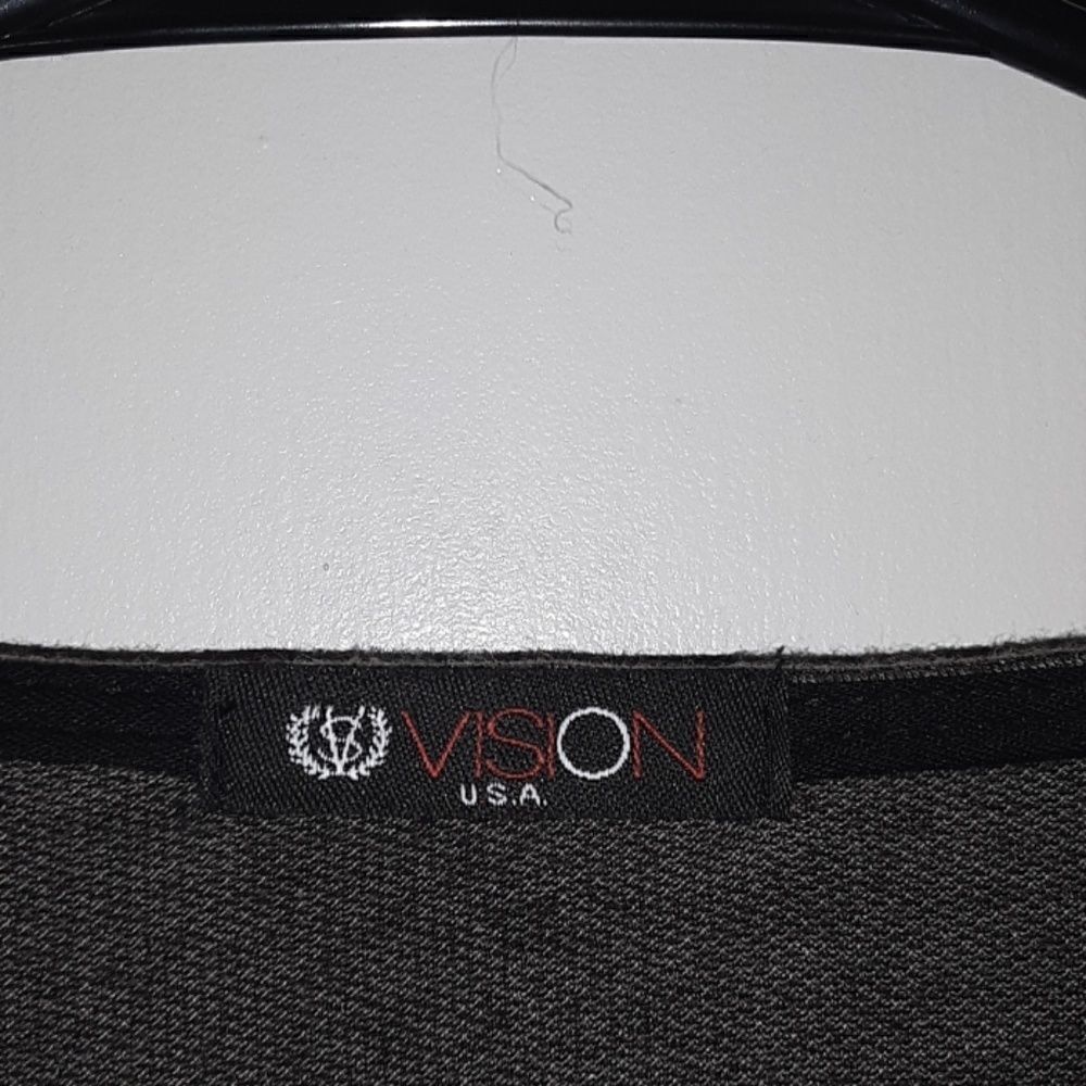 Vision Apparel Color Block Open Cardigan Size Med… - image 3